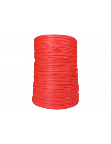 CONO (300MTS.) HILO ENCERADO 1MM ROJO...