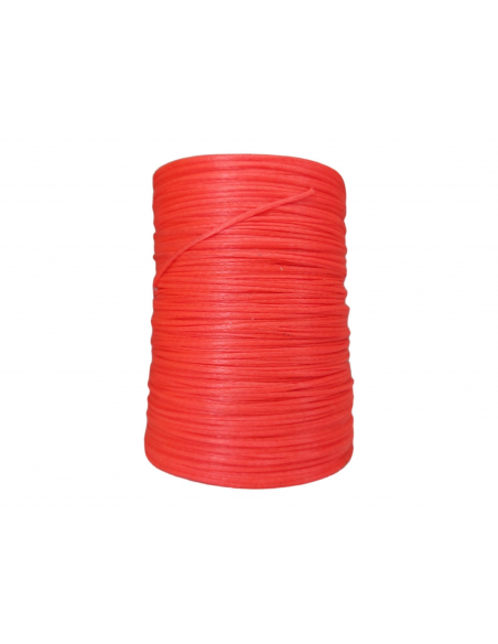 CONO (300MTS.) HILO ENCERADO 1MM ROJO FLUOR KIOWA Nº5 - 6 CABOS C/ 144