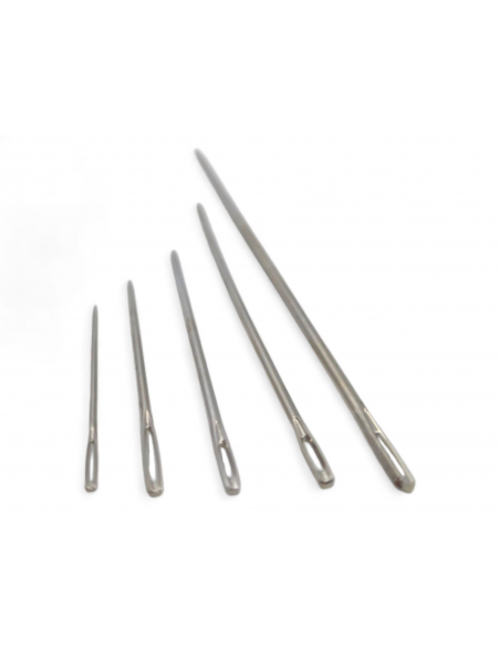 AGUJA RECTA UNA PUNTA 6CMS.