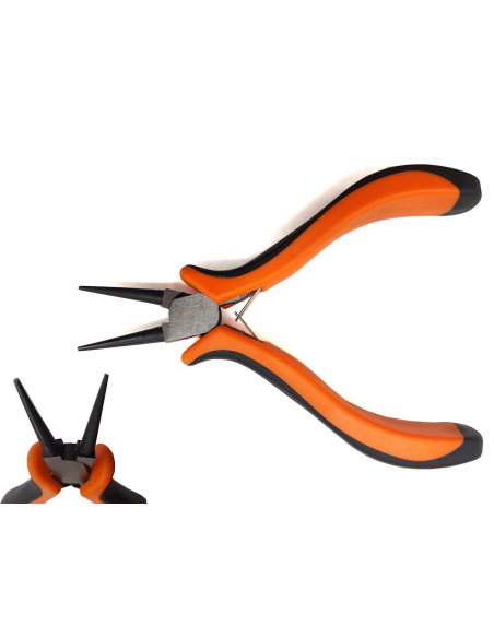 ALICATE PEQUEÑO DE PUNTA REDONDA 120MM