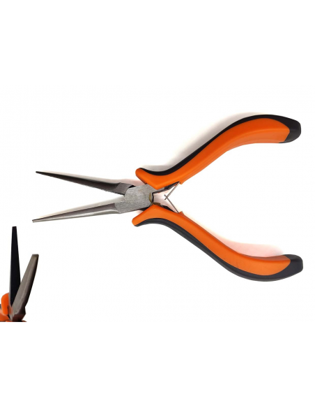 ALICATES PEQUEÑOS DE PUNTA FINA RECTA 140MM