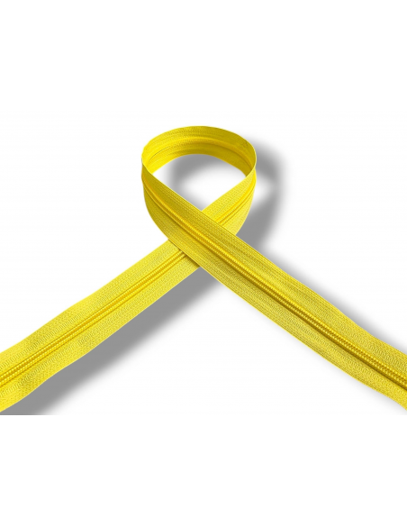 CREMALLERA AMARILLA 103 POR METROS NYLON MAYA 5