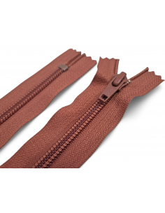CREMALLERA YKK MARRÓN MAYA...