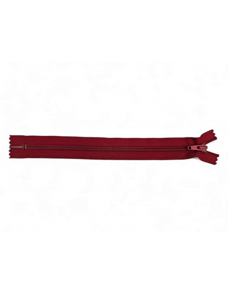 CREMALLERA YKK ROJO OSCURO MAYA 5 - VARIOS TAMAÑOS C/520