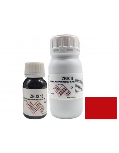 TINTA ZEUS CREMA FLUIDA C/ 015 ROJO
