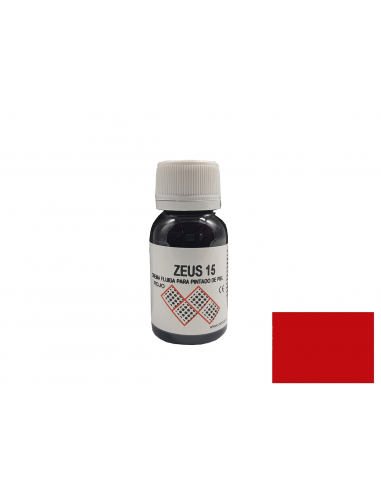 TINTA ZEUS CREMA FLUIDA C/ 015 ROJO