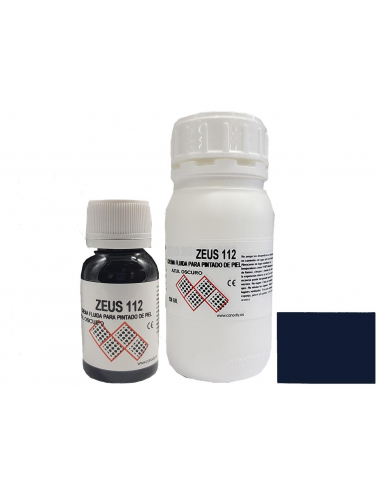 TINTA ZEUS CREMA FLUIDA C/ 112 AZUL OSCURO