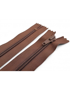 CREMALLERA YKK MARRÓN MAYA...