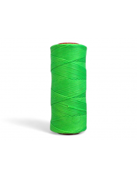 CONO HILO ENCERADO VERDE FLÚOR 175 MTS C/ 143