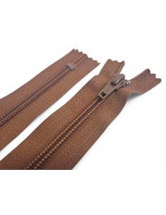 CREMALLERA YKK MARRON CAOBA...
