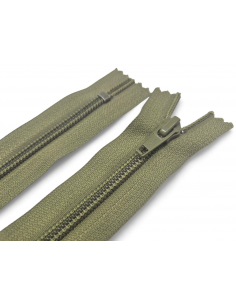 CREMALLERA YKK VERDE KAKI...