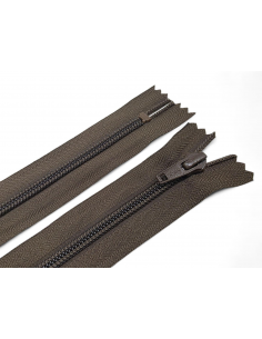 CREMALLERA YKK MARRÓN...