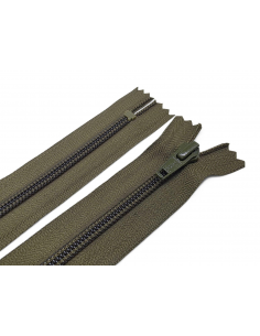 CREMALLERA YKK VERDE KAKI...