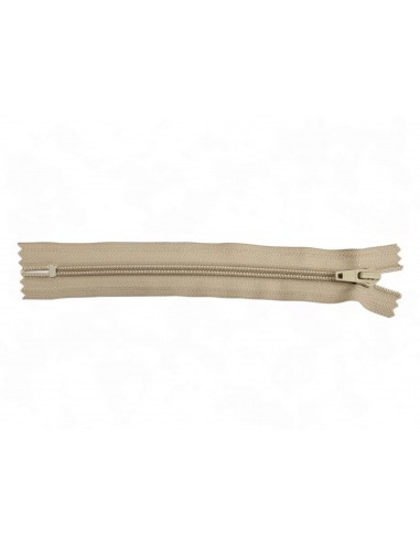 CREMALLERA YKK BEIGE NYLON-5 - VARIOS TAMAÑOS...