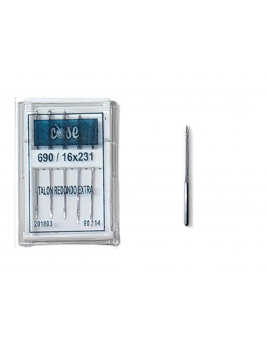 PAQUETE DE 5 AGUJAS TALON REDONDO...