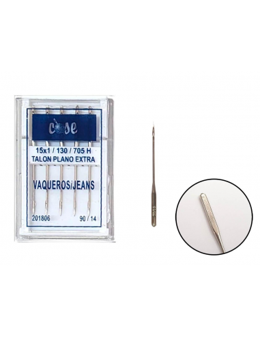 PAQUETE DE 5 AGUJAS TALON PLANO PARA...