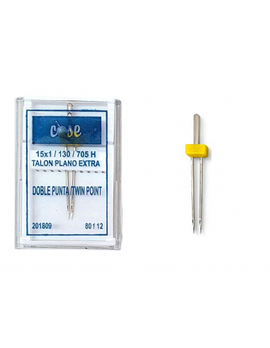 PAQUETE DE 1 AGUJA TALON PLANO DOBLE...