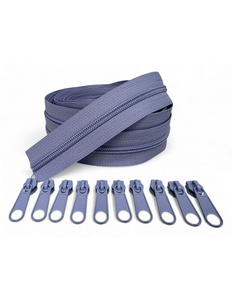 PACK 5 METROS CREMALLERA LILA MAS 10 CURSORES C/149