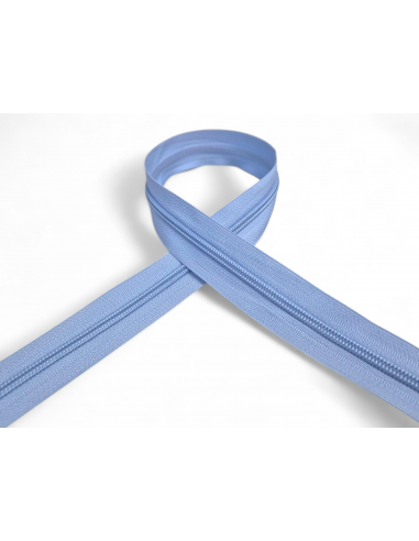 CREMALLERA AZUL CELESTE 220 POR METROS NYLON MAYA 5