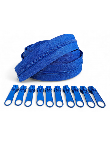PACK 5 METROS CREMALLERA AZUL MAS 10...
