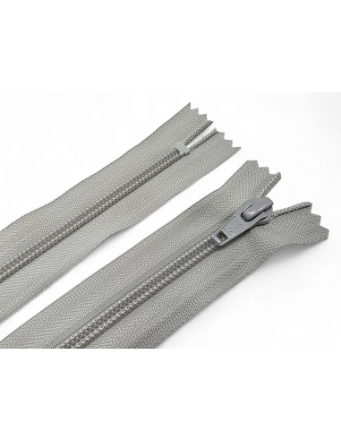 CREMALLERA YKK GRIS MAYA 5 - 14 CMS C/831