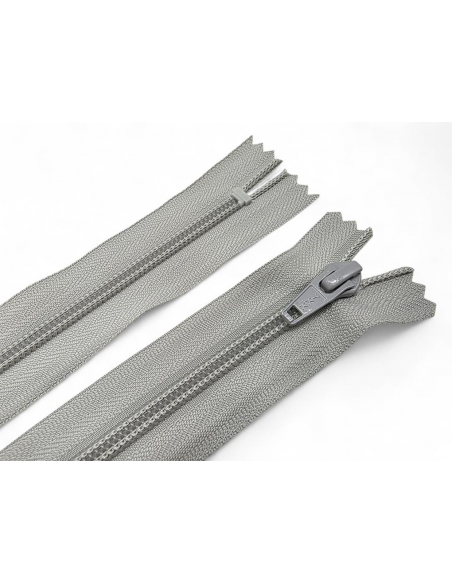 CREMALLERA YKK GRIS MAYA 5 - 14 CMS C/831