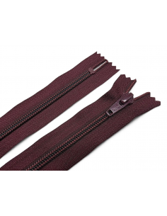 CREMALLERA YKK ROJO BURDEOS...