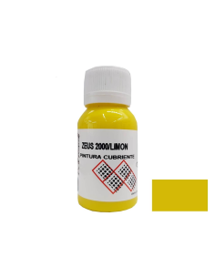 PINTURA PARA CUERO ZEUS 2000 AMARILLO LIMON 2