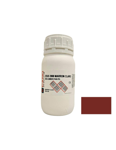 PINTURA PARA CUERO ZEUS 2000 MARRÓN CLARO