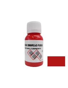 PINTURA PARA CUERO ZEUS 2000 ROJO FUEGO 2