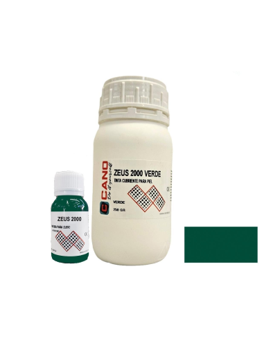 PINTURA PARA CUERO ZEUS 2000 VERDE