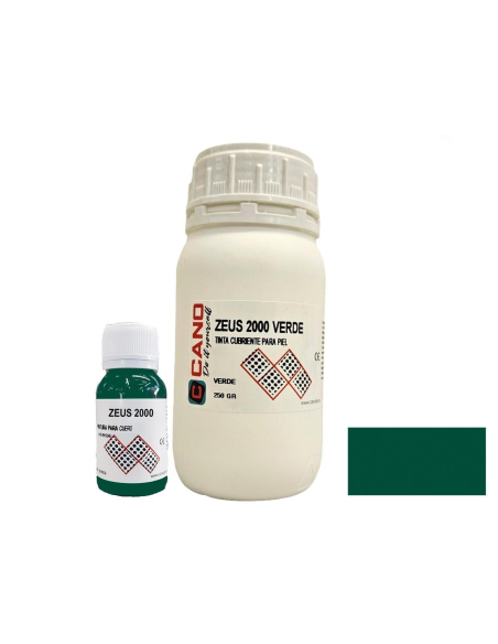 PINTURA PARA CUERO ZEUS 2000 VERDE