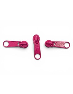 CURSOR METÁLICO PARA CREMALLERA POR METROS DE NYLON-3 FUCSIA 070