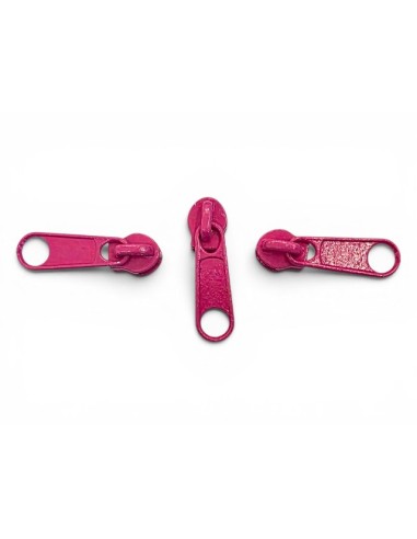 CURSOR METÁLICO PARA CREMALLERA POR METROS DE NYLON-3 FUCSIA 070
