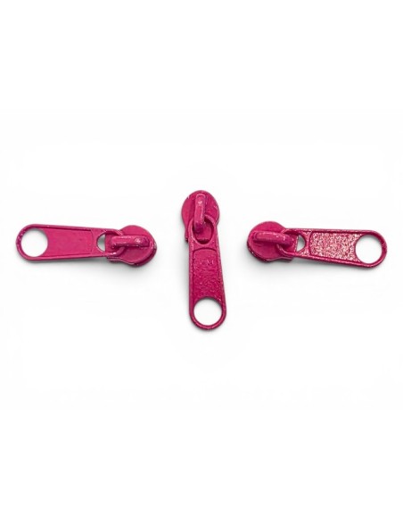 CURSOR METÁLICO PARA CREMALLERA POR METROS DE NYLON-3 FUCSIA 070
