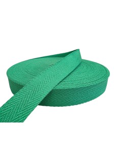 CINTA ALGODÓN ESPIGA VERDE 30MM REF. 393 C/ 202