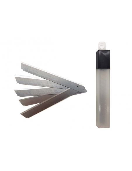 PAQUETE DE 10 CUCHILLAS DE CUTTER DE 9MM