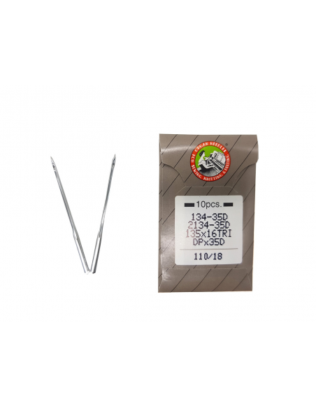 AGUJA DE MÁQUINA DE COSER 134-35D  110/18