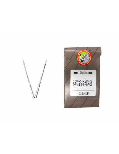 AGUJA DE MÁQUINA DE COSER 134R  110/18