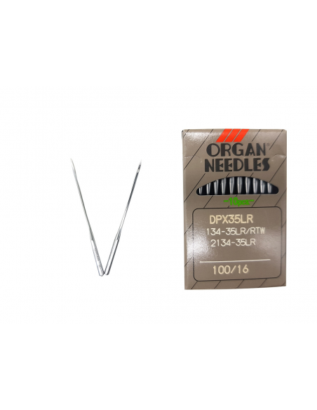 AGUJA DE MÁQUINA DE COSER 134-35LR  100/16