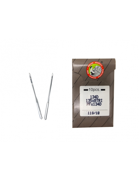 AGUJA DE MÁQUINA DE COSER 134D  110/18