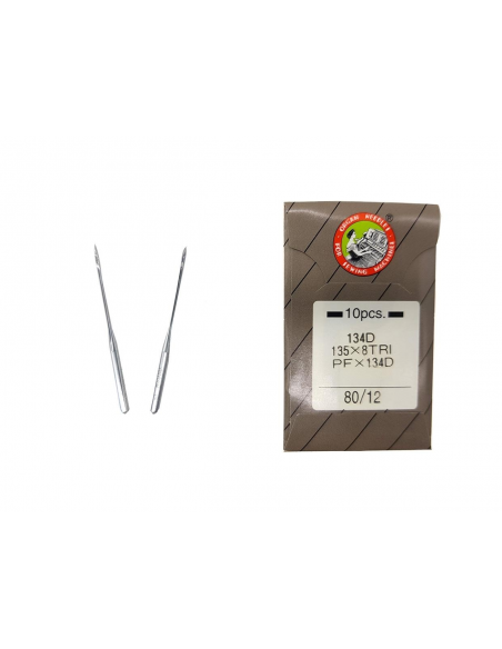 AGUJA DE MÁQUINA DE COSER 134D  80/12