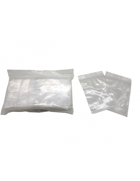 PAQUETE DE 100 BOLSAS 6X8CMS G200 AUTOCIERRE