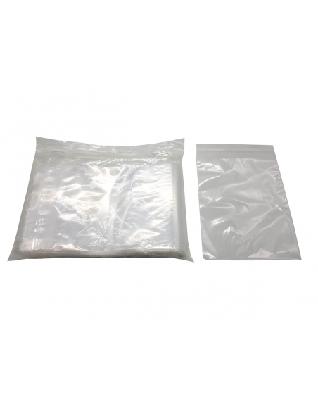 PAQUETE DE 100 BOLSAS 16X22CMS G200 AUTOCIERRE