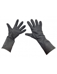 GUANTES DE GOMA NEGRO TALLA...