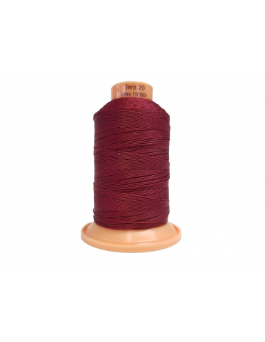 BOBINA FIO VERMELHO BURDEOS TERA 20 200 MTS. C/ 0226